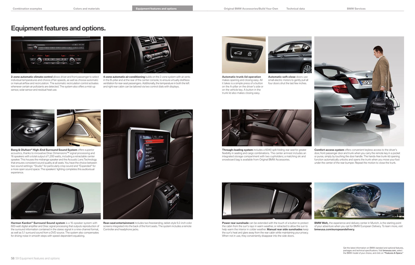 2014 BMW 5-Series Brochure Page 3